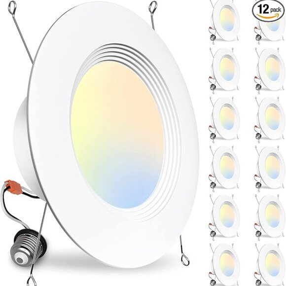 12 Pack 4" LED Recessed Lights - Picture 1 of 9